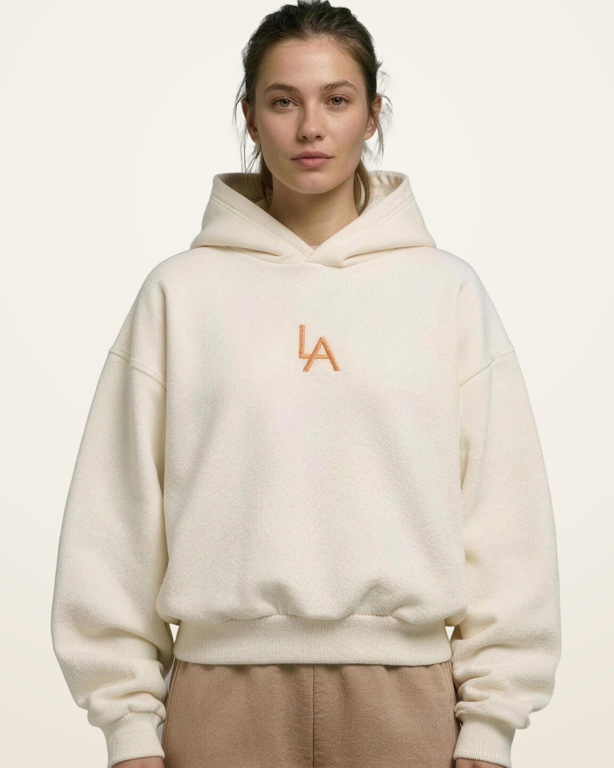 Butter Cloud Oversized Hoodie, front