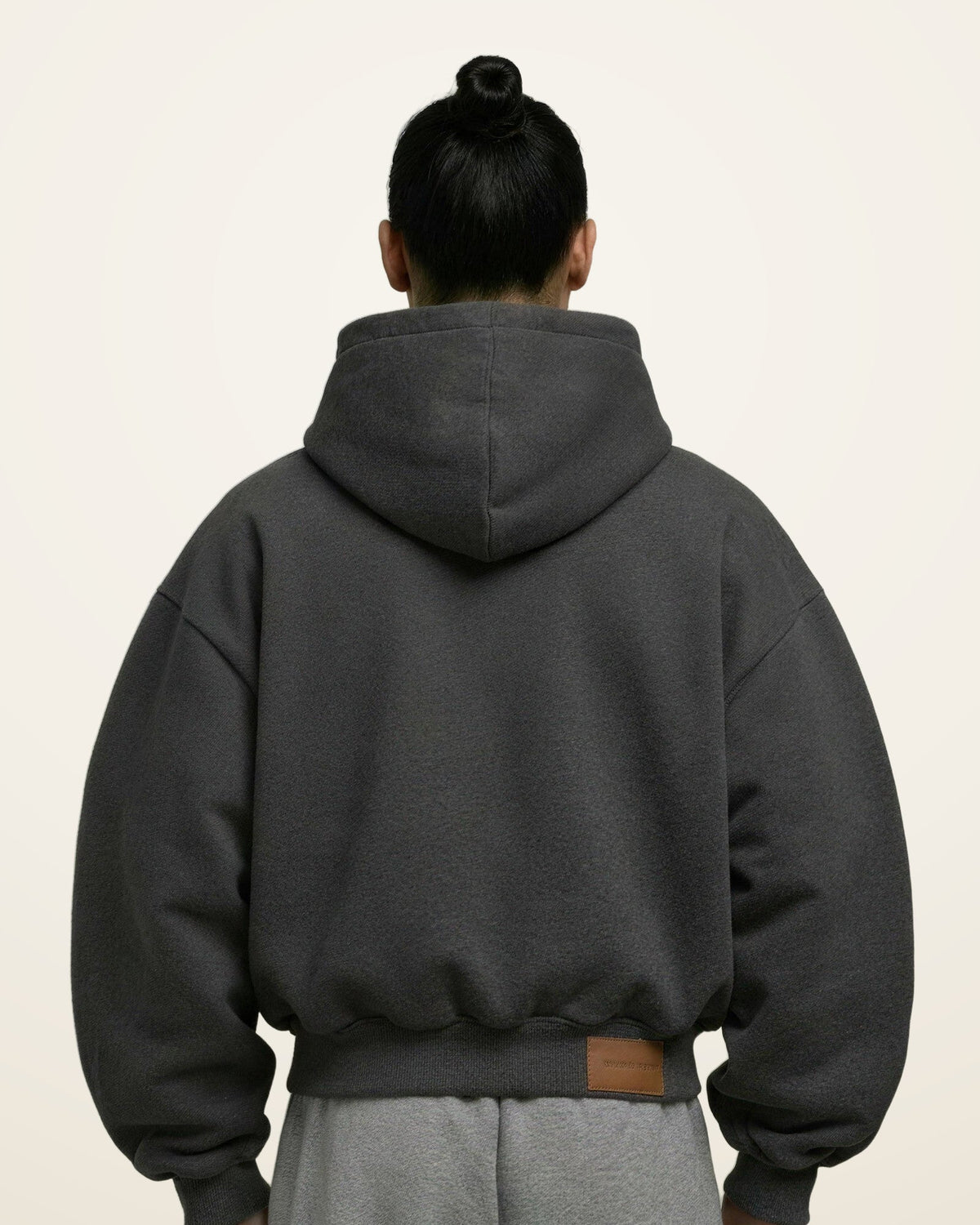 Shadow Slate Oversized Hoodie, back