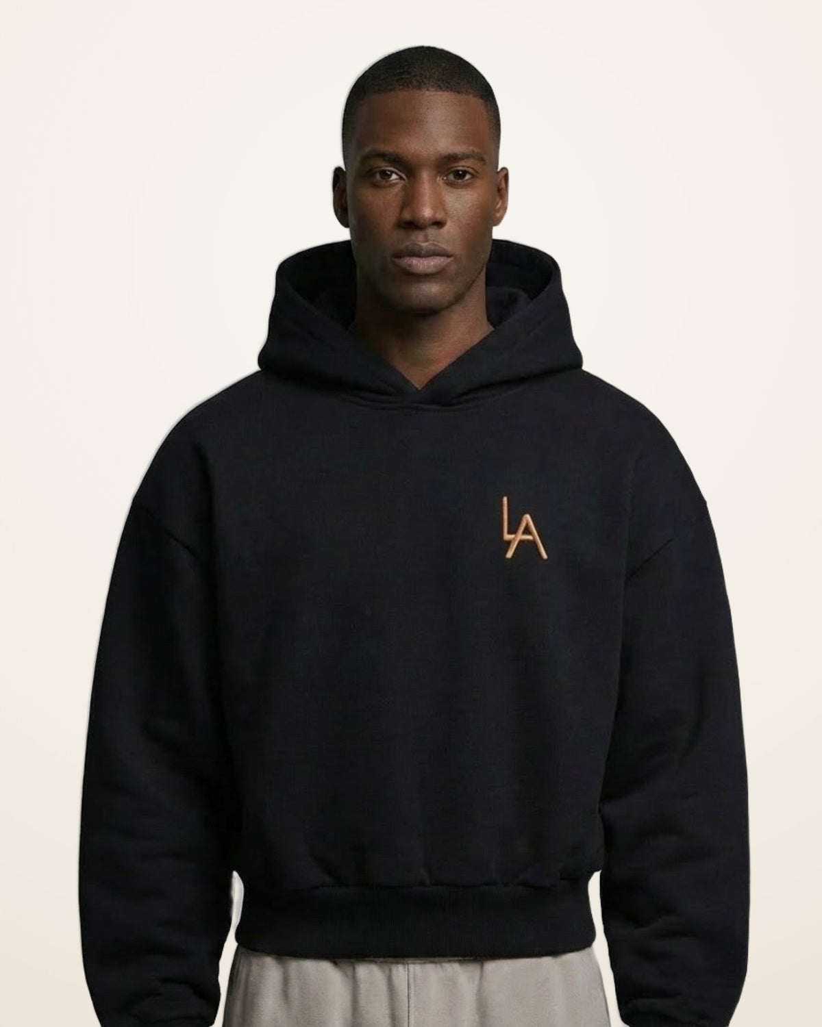 Shadow Veil oversized hoodie, black