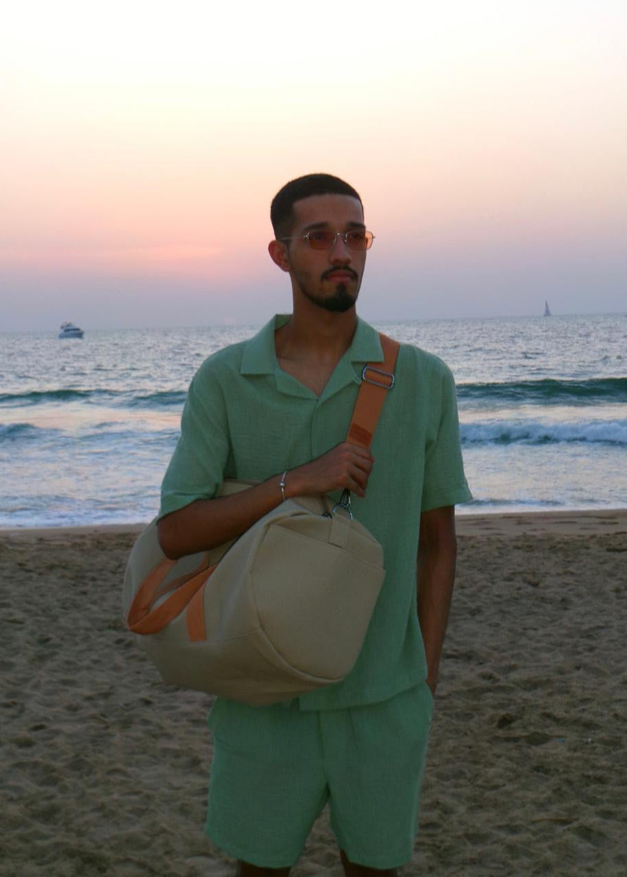 "Matcha" Linen outfit