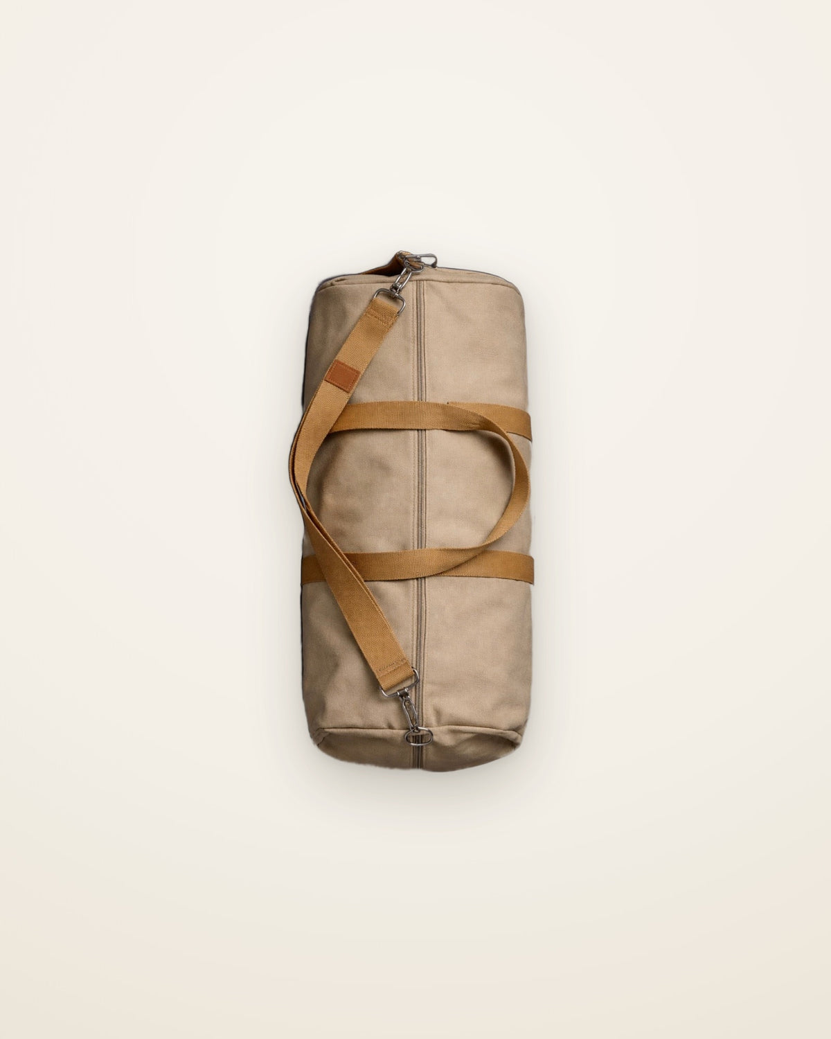 Mocha duffel bag, light brown